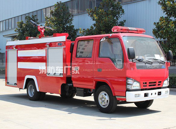 4噸五十鈴600P水罐消防車(chē)價(jià)格