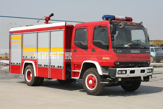 6噸五十鈴FVR泡沫消防車(chē)價(jià)格