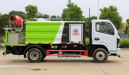 藍牌灑水車(chē)價(jià)格查詢(xún)_國六東風(fēng)小福瑞卡5噸抑塵車(chē)廠(chǎng)家價(jià)格-程力抑塵車(chē)