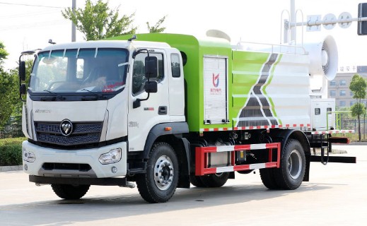 12方灑水車(chē)參數_國六福田瑞沃12噸抑塵車(chē)廠(chǎng)家價(jià)格-程力抑塵車(chē)