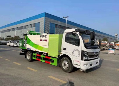 電動(dòng)灑水車(chē)圖片_東風(fēng)凱普特5噸純電動(dòng)抑塵車(chē)