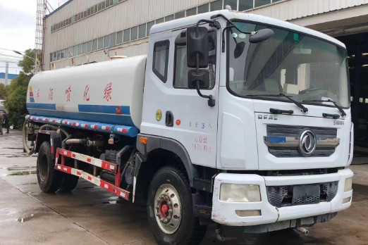 二手15方康機180馬力灑水車(chē)_二手東風(fēng)多利卡d9灑水車(chē)
