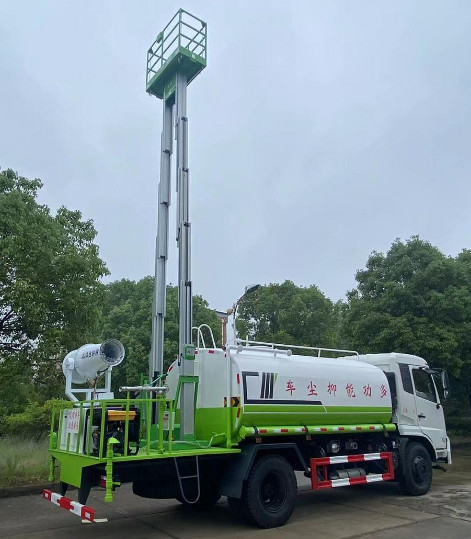 東風(fēng)天錦10方灑水車(chē)帶鋁合金升降平臺 東風(fēng)天錦10方灑水車(chē)帶鋁合金升降平臺