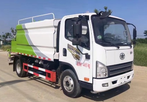 解放招財虎藍牌7方灑水車(chē)_同銳通牌CAA5042TDYC6型多功能抑塵車(chē)