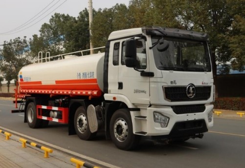 陜汽小三軸20方灑水車(chē)_中汽力威牌HLW5251GPSSX6型綠化噴灑車(chē)